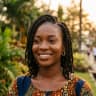 Portrait: Ifeoma, a Toastly member in Port Harcourt, outdoors at golden hour